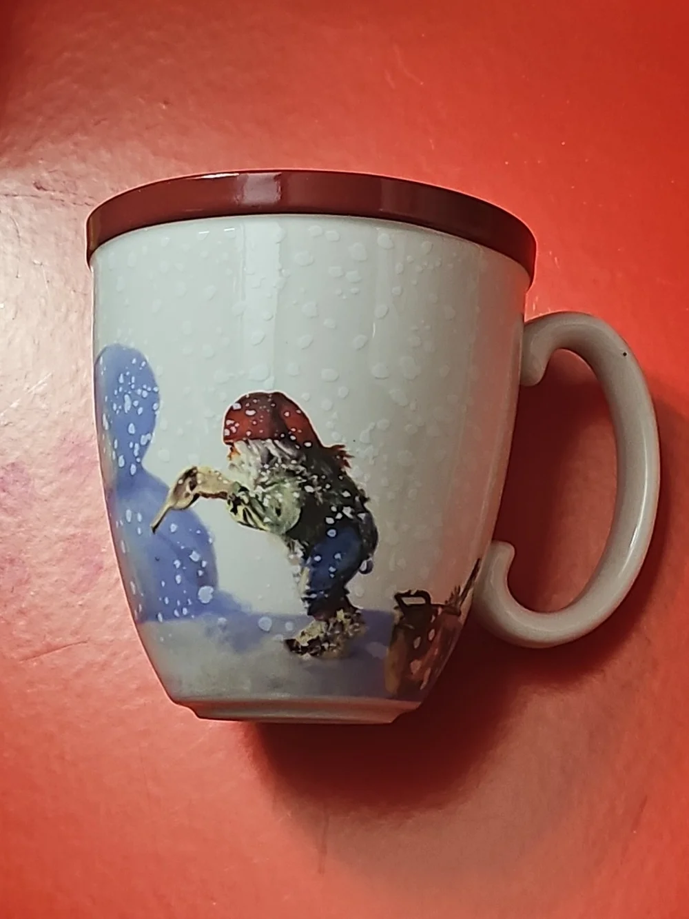 Williams Sonoma Red Nordic Elf Holiday Mug Gift Set